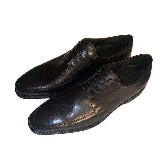 ECCO Men's‎ Calcan Apron Toe Tie Black Dress Lace Up Shoes Size 13-13.5 EU 47 - Picture 3 of 10